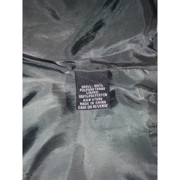 Me Jane Dark Hinter Green Motorcycle Style Jacket Classic Versatile Size L - Picture 5 of 6